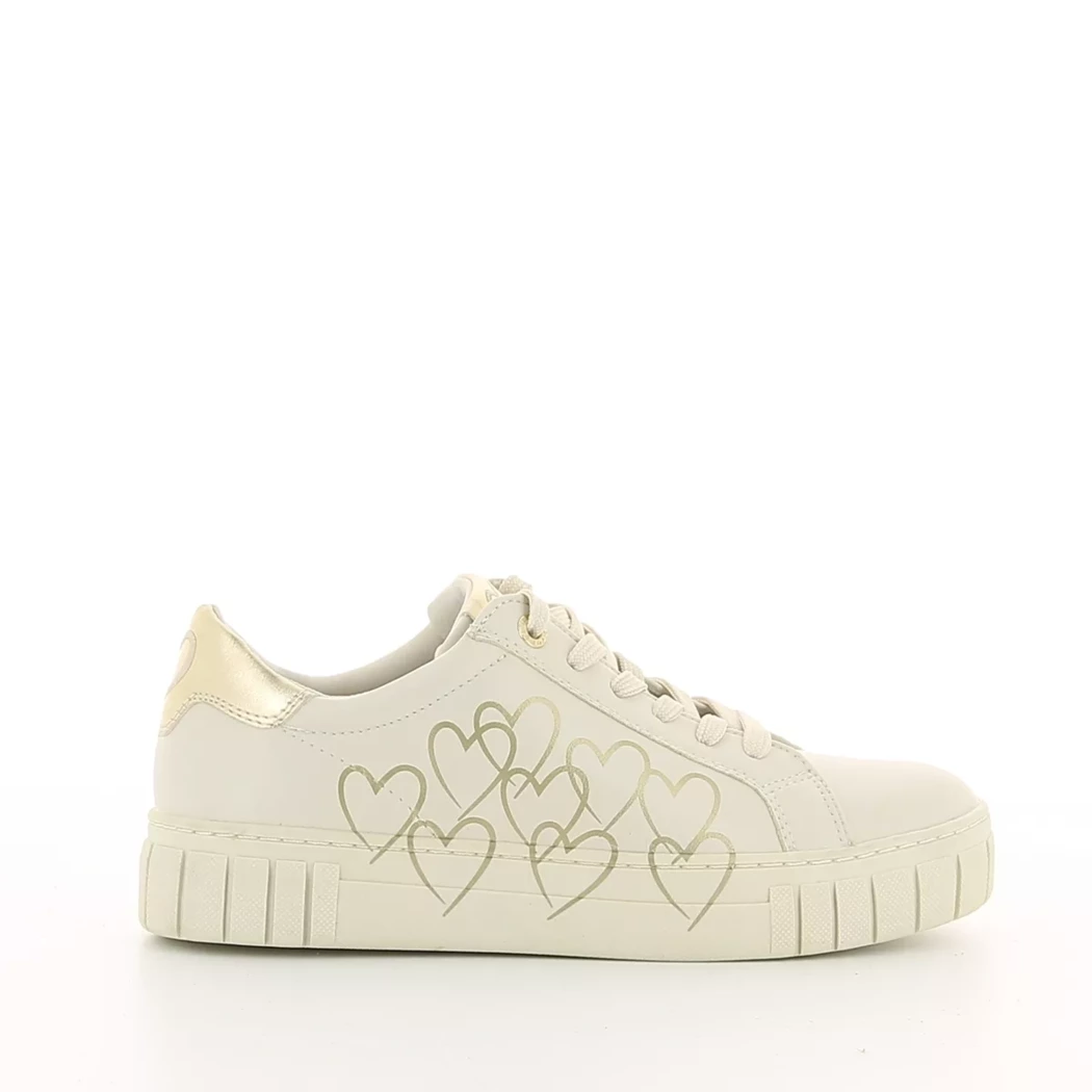 Image (2) de la chaussures Marco Tozzi - Baskets Beige en Cuir synthétique