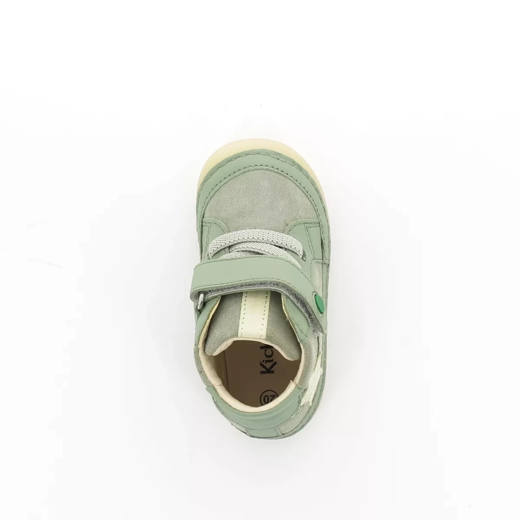 Image (6) de la chaussures Kickers - Bottines Vert en Cuir