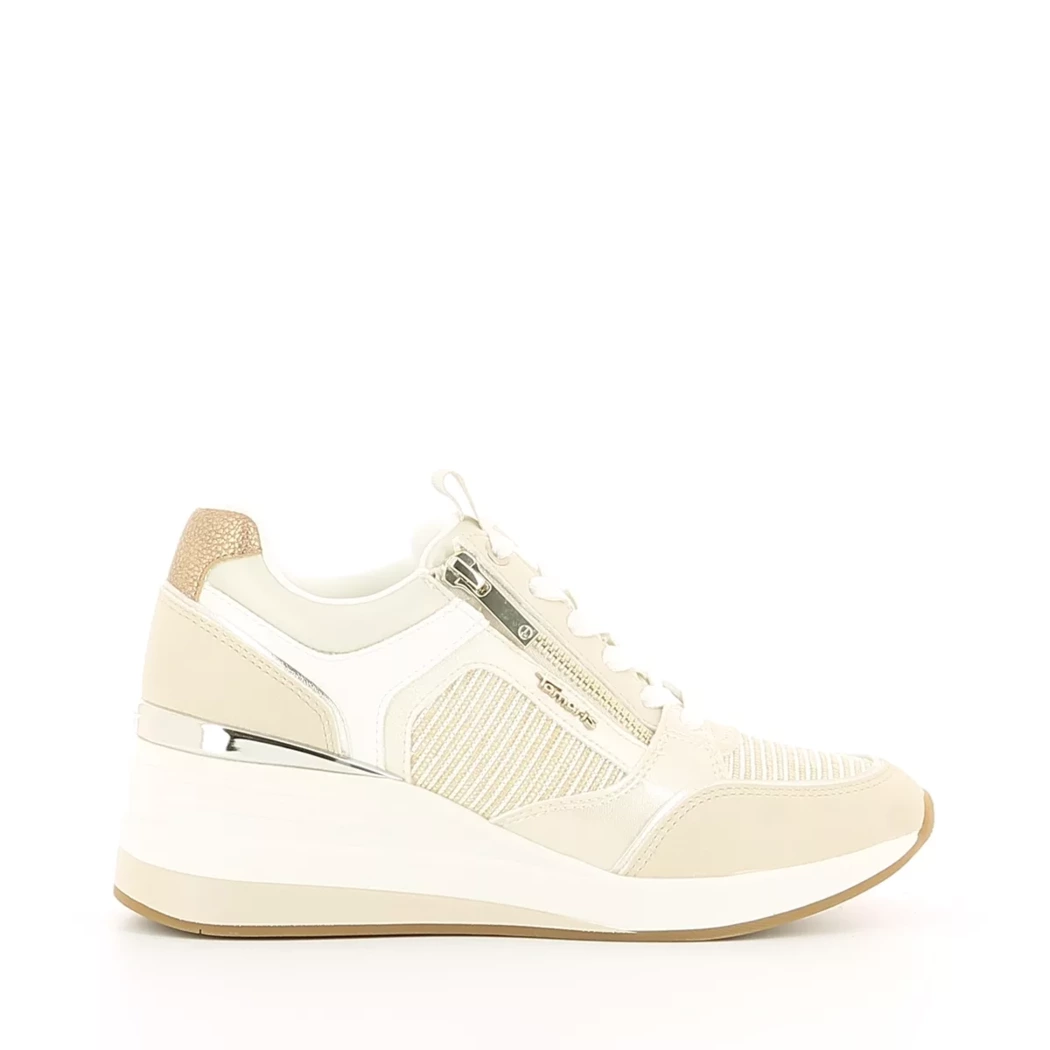 Image (2) de la chaussures Tamaris - Baskets Beige en Multi-Matières