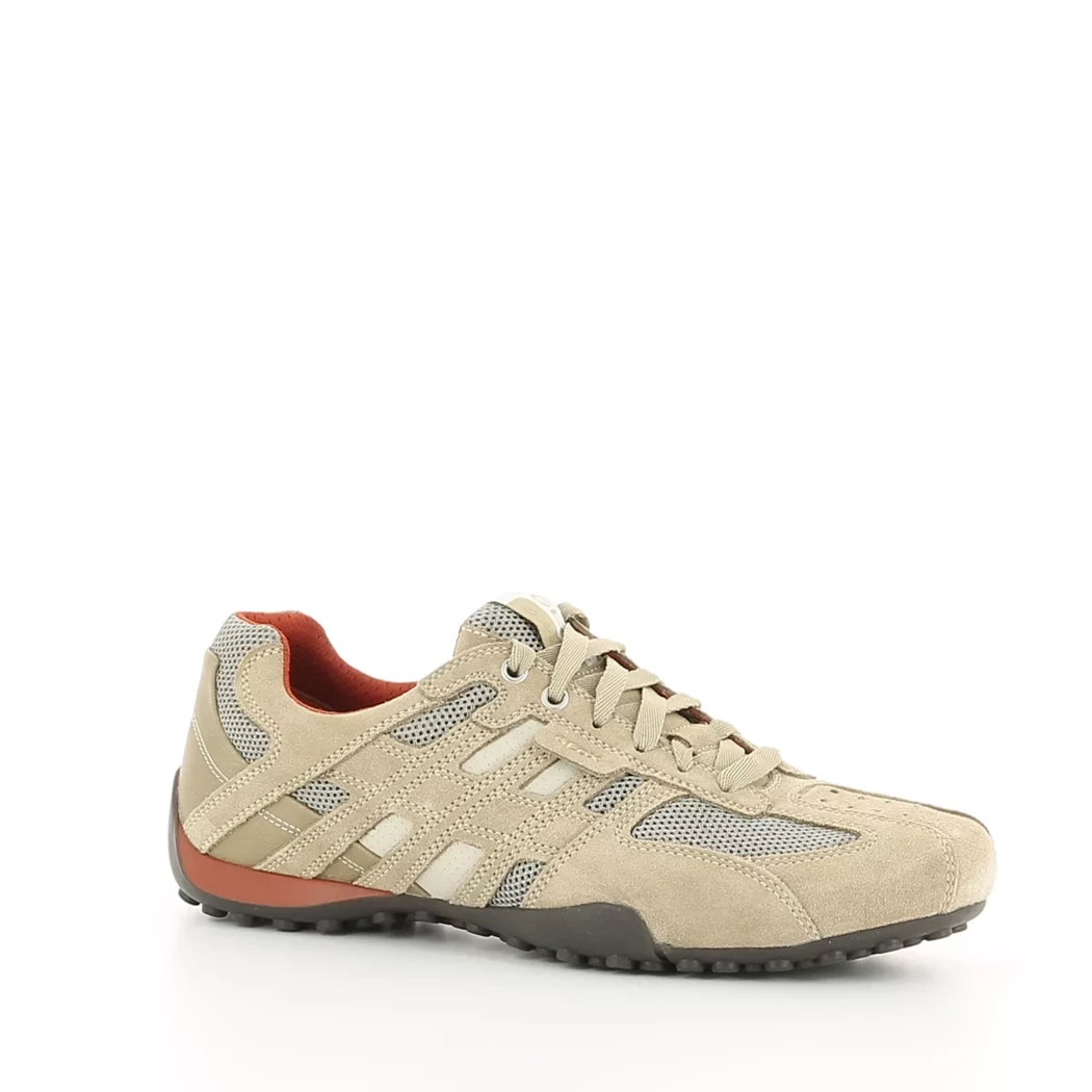 Image (1) de la chaussures Geox - Baskets Beige en Cuir nubuck