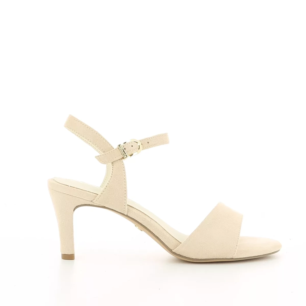 Image (2) de la chaussures Tamaris - Sandales et Nu-Pieds Beige en Cuir synthétique