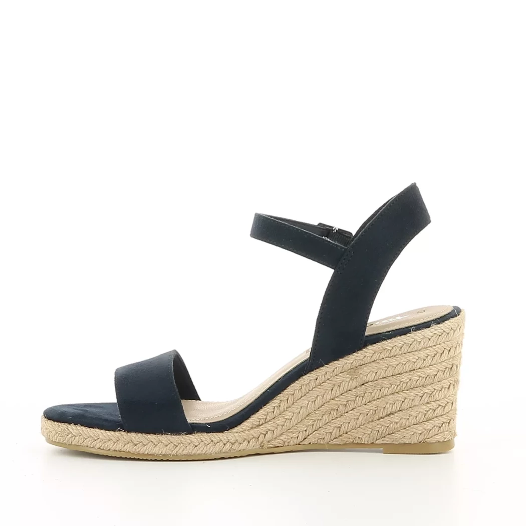 Image (4) de la chaussures Tamaris - Sandales et Nu-Pieds Bleu en Cuir synthétique