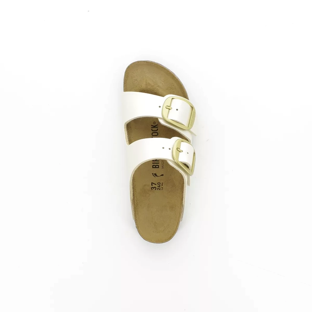 Image (6) de la chaussures Birkenstock - Mules et Sabots Blanc en Cuir synthétique