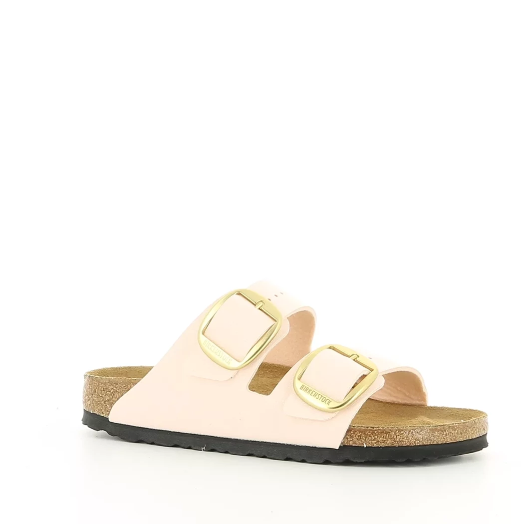 Image (1) de la chaussures Birkenstock - Mules et Sabots Rose en Cuir synthétique