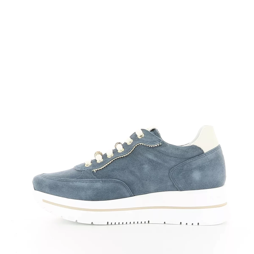 Image (4) de la chaussures Nero Giardini - Baskets Bleu en Cuir nubuck