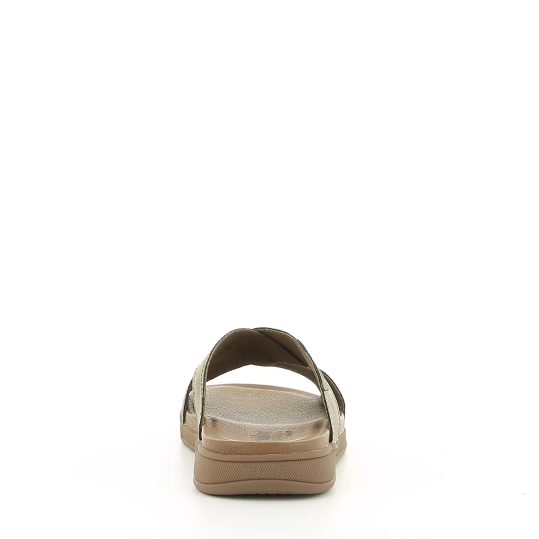 Image (3) de la chaussures Rieker - Mules et Sabots Taupe en Cuir synthétique