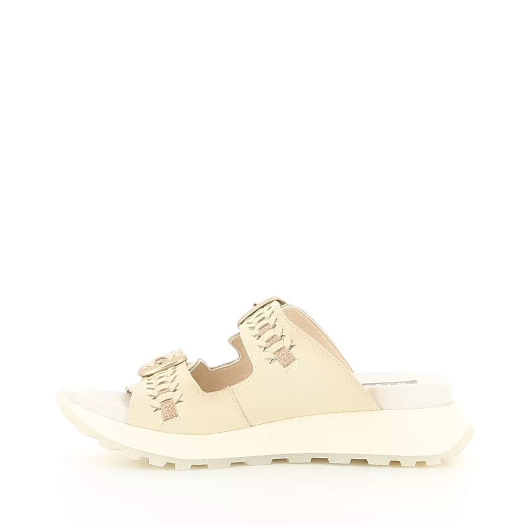 Image (4) de la chaussures Hispanitas - Mules et Sabots Beige en Cuir