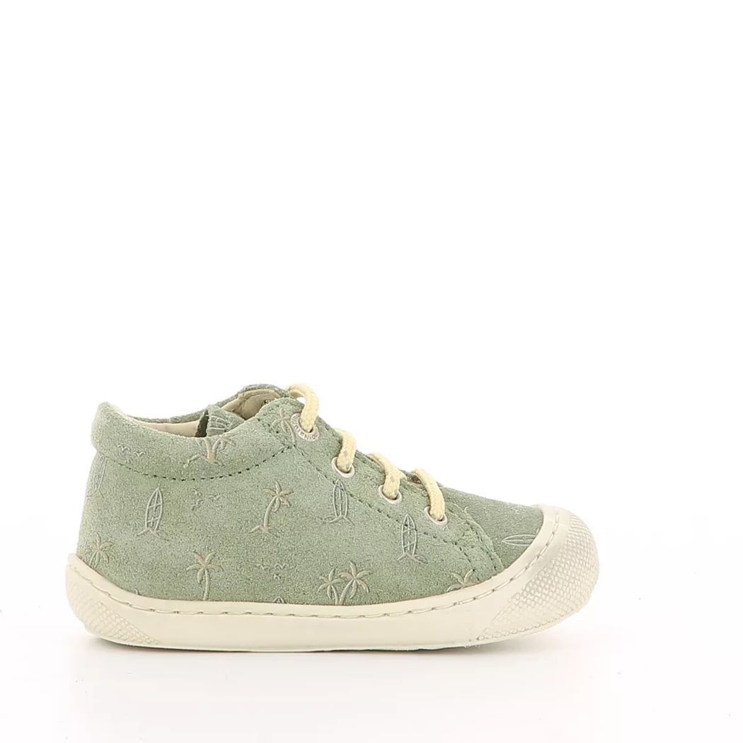 Image (2) de la chaussures Naturino - Bottines Vert en Cuir nubuck