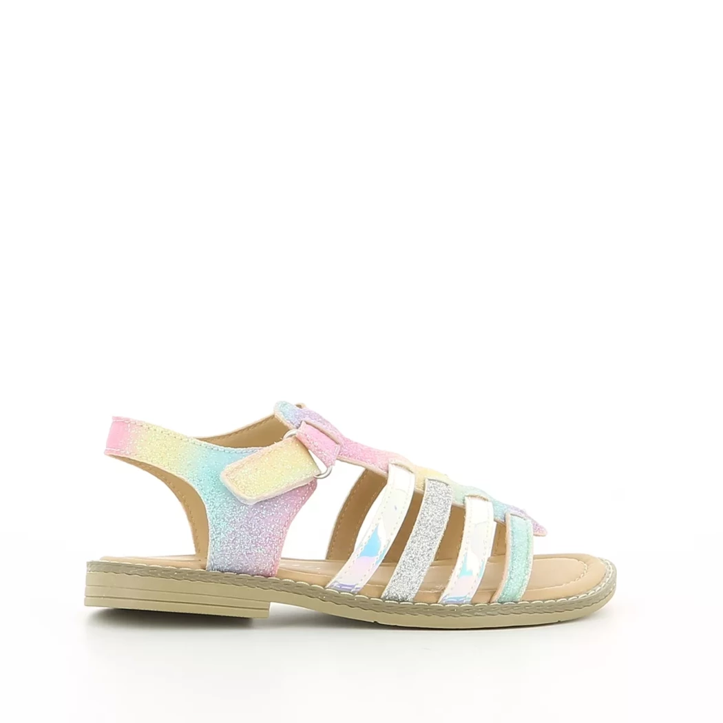 Image (2) de la chaussures Divina - Sandales et Nu-Pieds Multicolore en Cuir synthétique