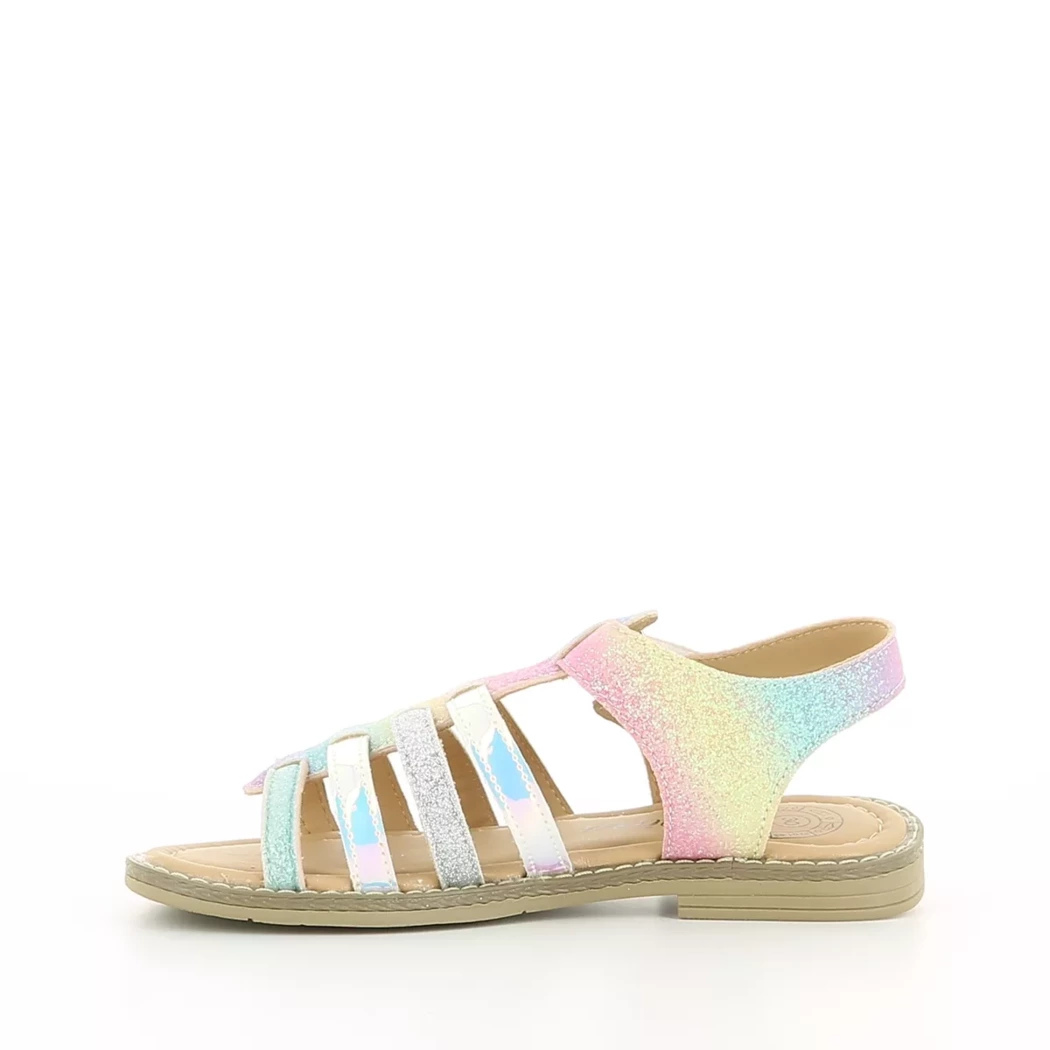 Image (4) de la chaussures Divina - Sandales et Nu-Pieds Multicolore en Cuir synthétique
