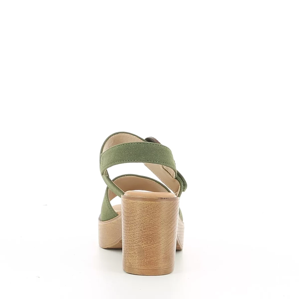 Image (3) de la chaussures Paloma Totem - Sandales et Nu-Pieds Vert en Cuir synthétique
