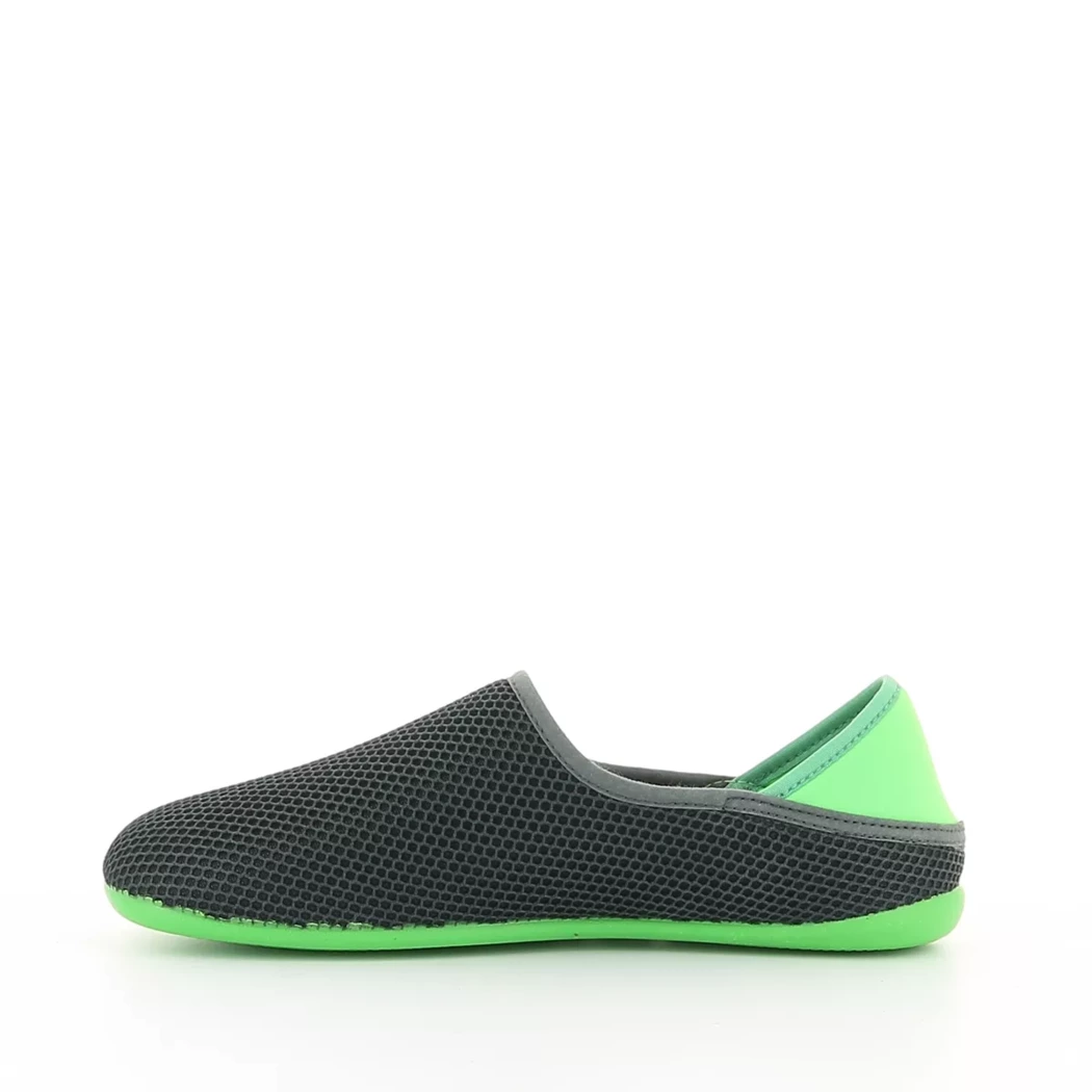 Image (4) de la chaussures Dinamic - Pantoufles et Chaussons Vert en Textile