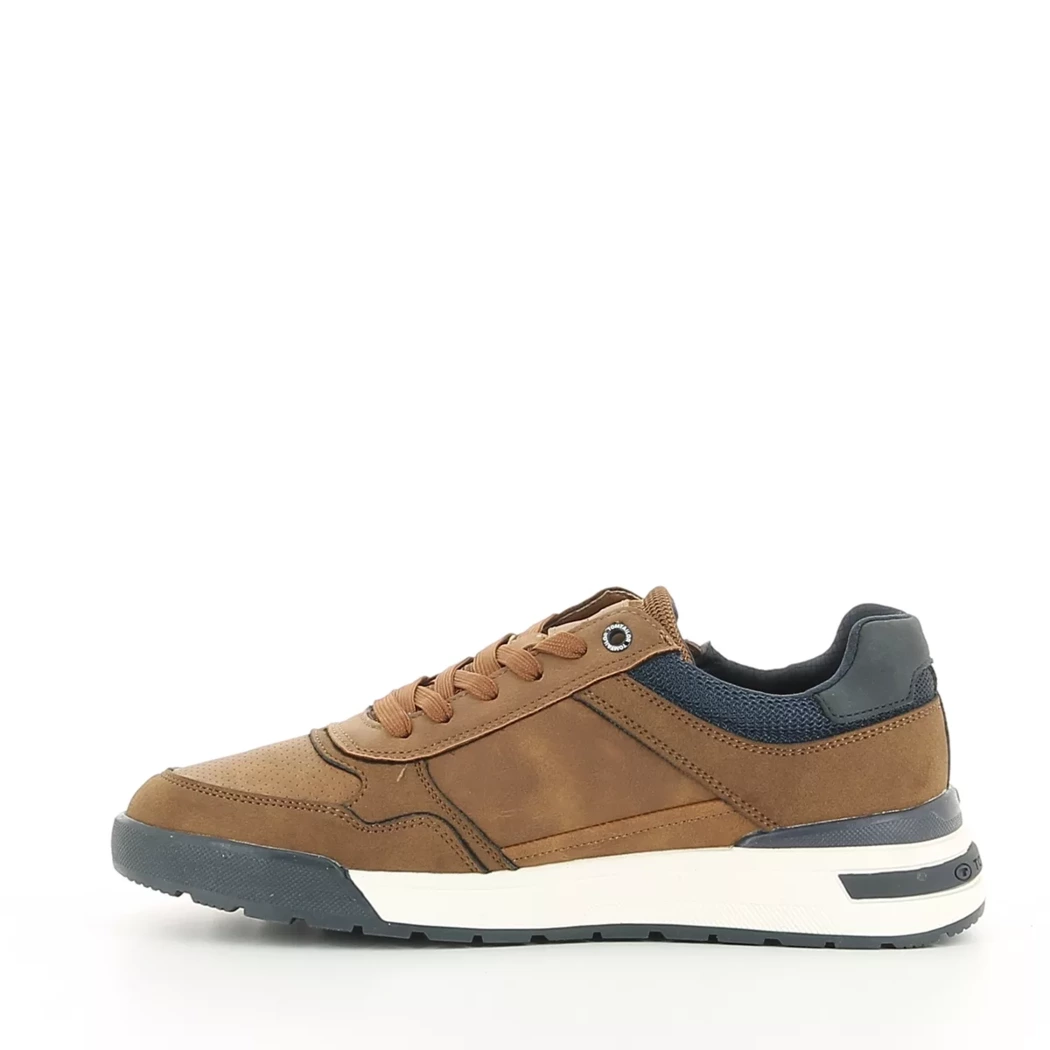 Image (4) de la chaussures Tom Tailor - Baskets Cuir naturel / Cognac en Cuir synthétique