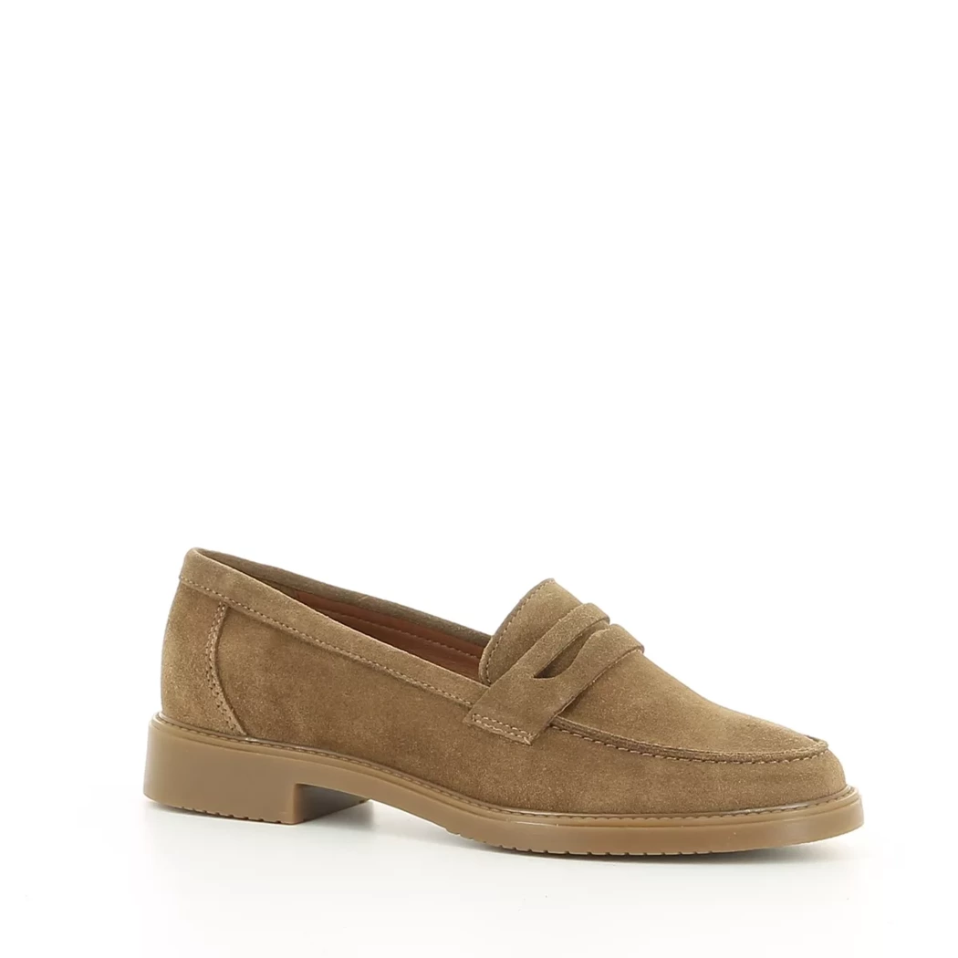 Image (1) de la chaussures Women Office - Mocassins Taupe en Cuir nubuck