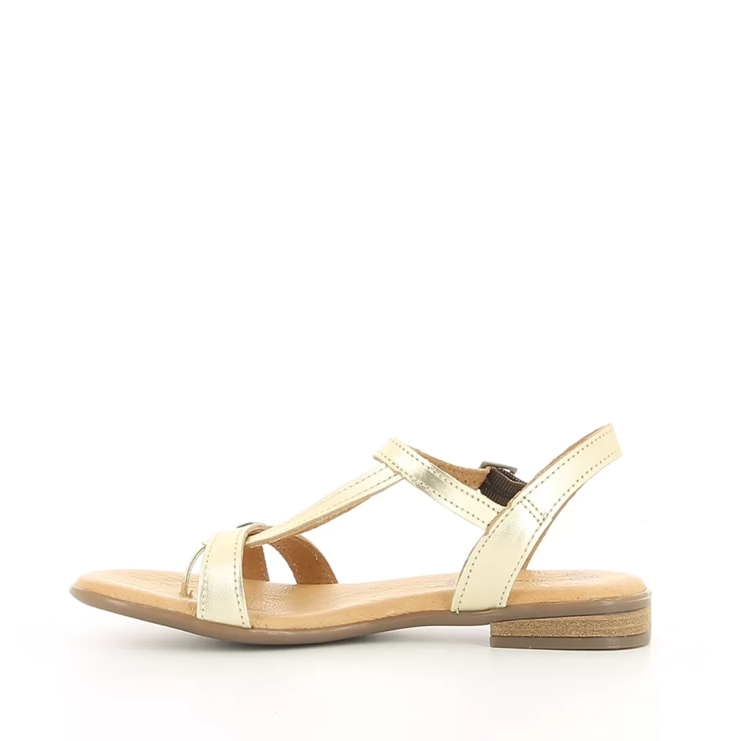 Image (4) de la chaussures Simplement B - Sandales et Nu-Pieds Or / Bronze / Platine en Cuir