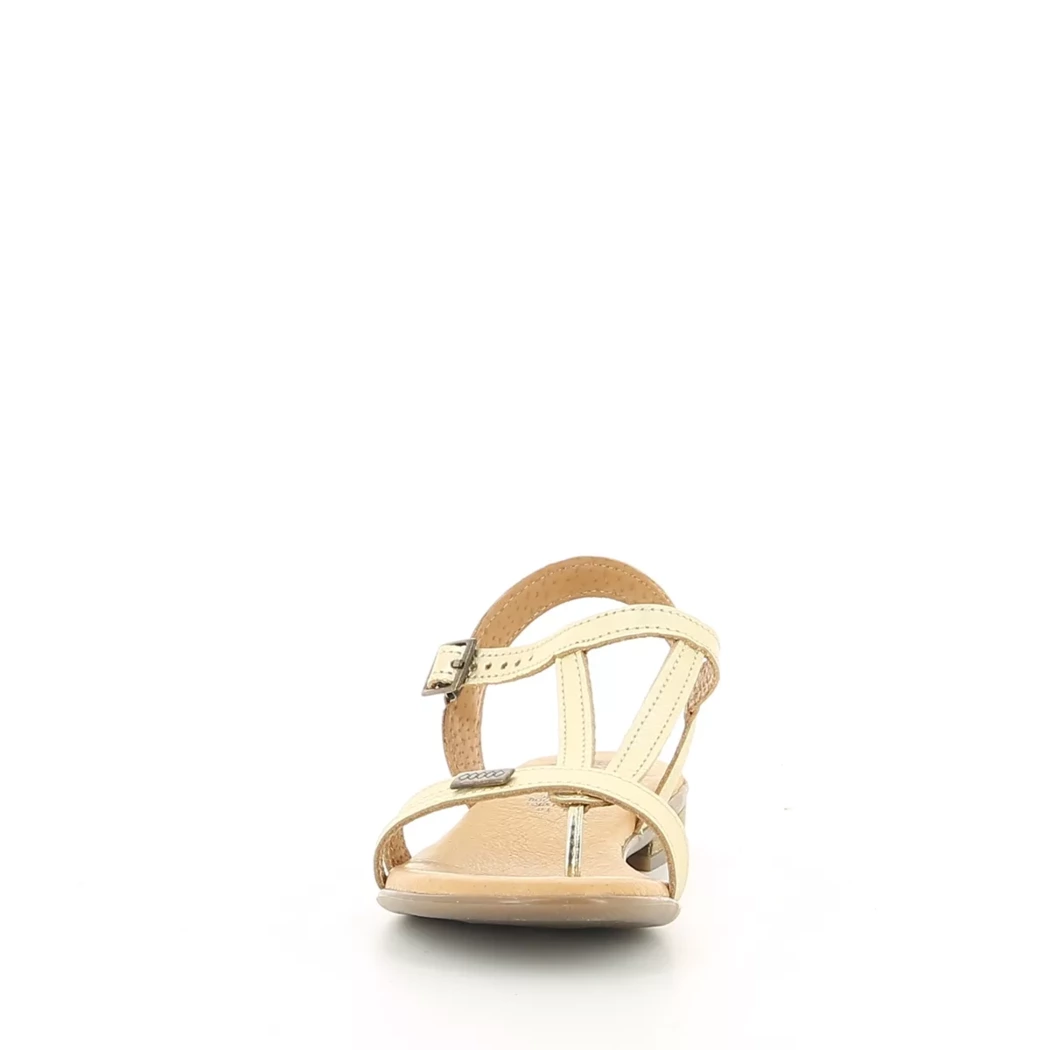Image (5) de la chaussures Simplement B - Sandales et Nu-Pieds Or / Bronze / Platine en Cuir