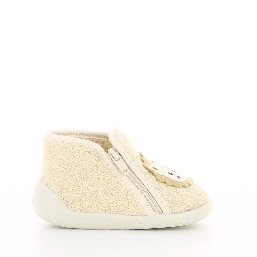 Image (2) de la chaussures Bossi - Pantoufles et Chaussons Beige en Textile