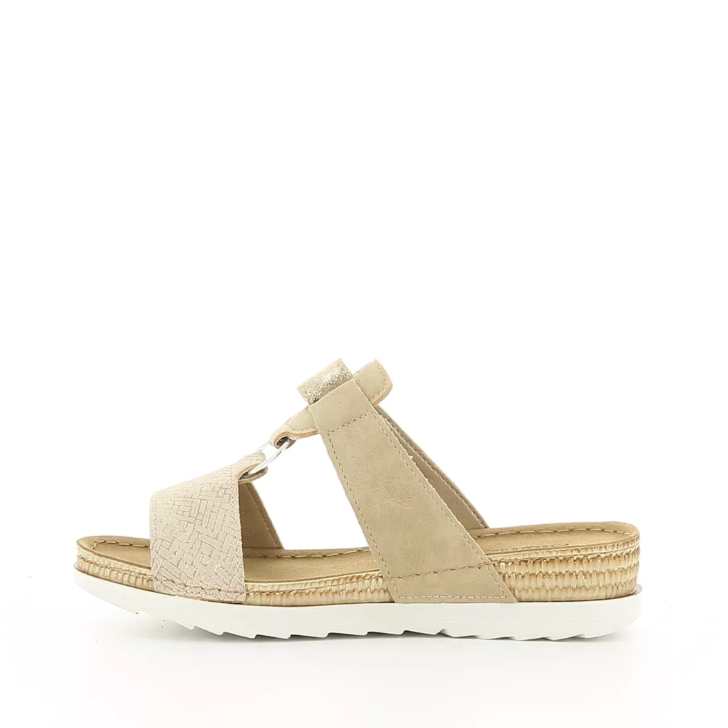 Image (4) de la chaussures Inblu - Mules et Sabots Beige en Cuir synthétique