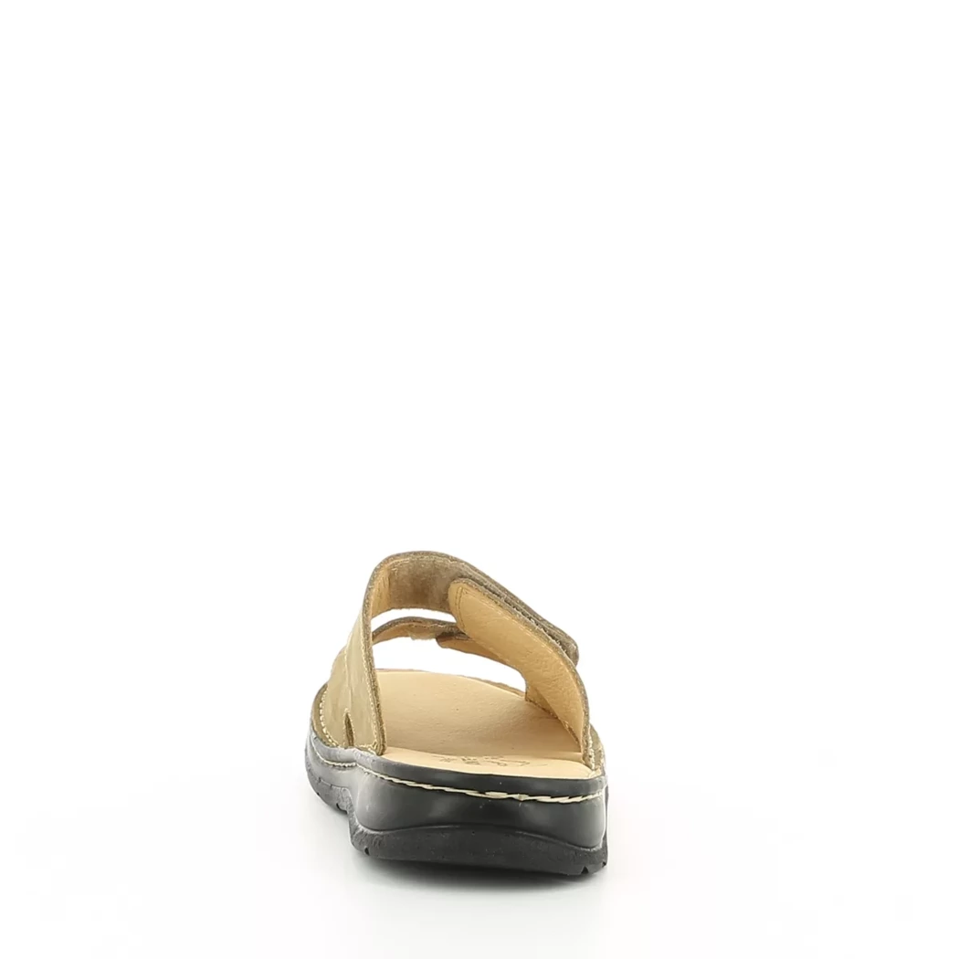Image (3) de la chaussures Valmonte - Mules et Sabots Taupe en Cuir
