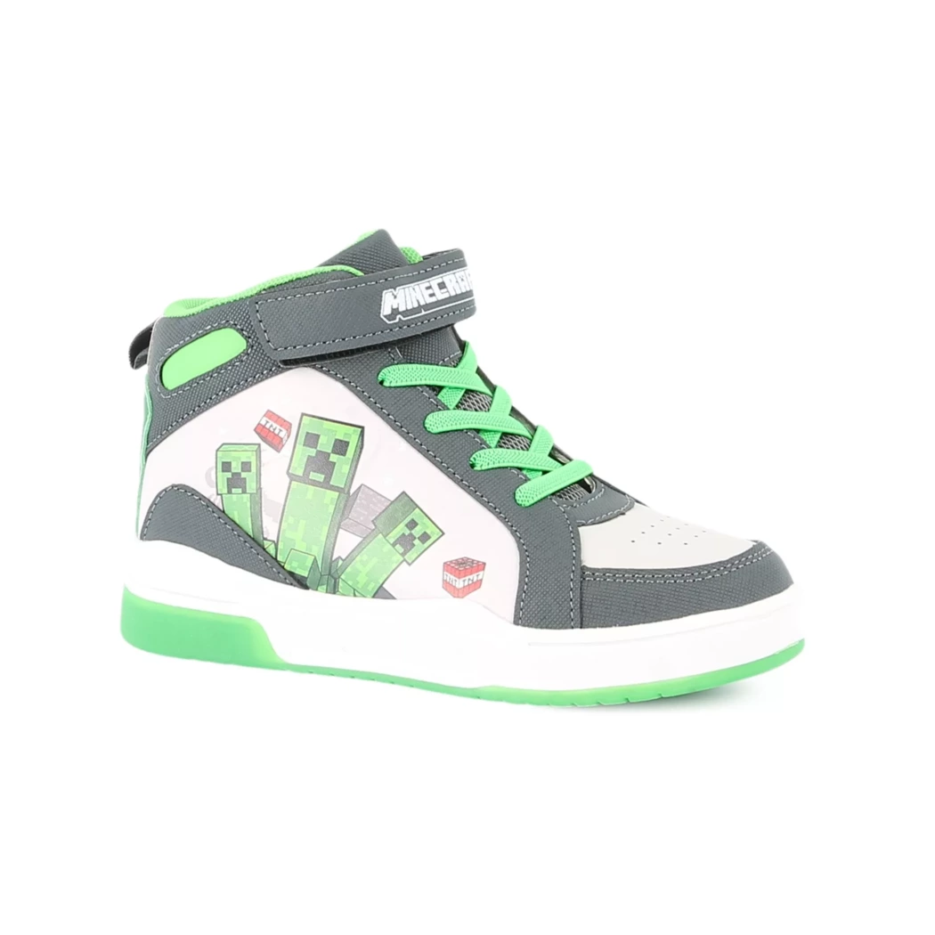 Image (1) de la chaussures Minecraft - Baskets Blanc en Cuir synthétique