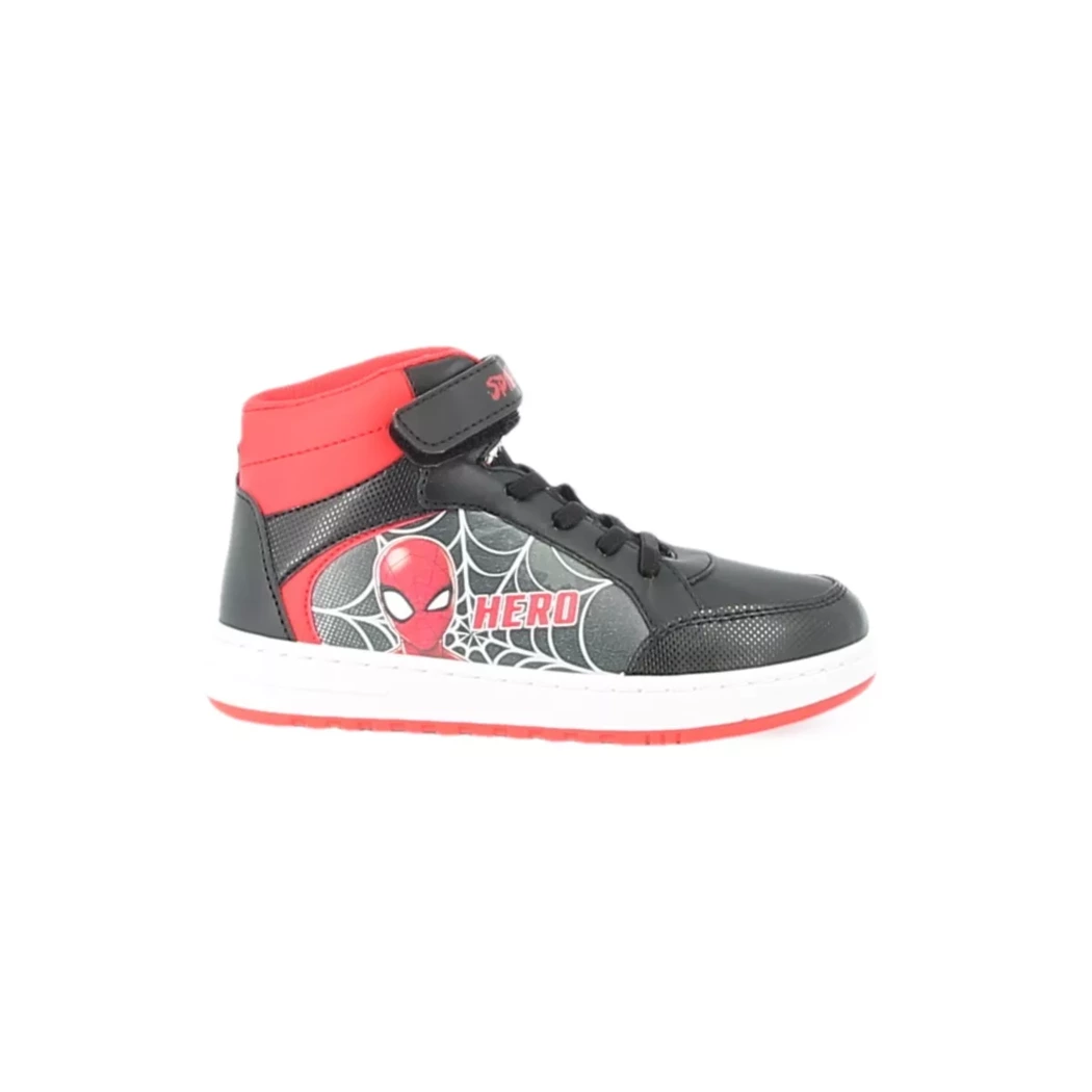 Image (2) de la chaussures Spiderman - Baskets Noir en Cuir synthétique