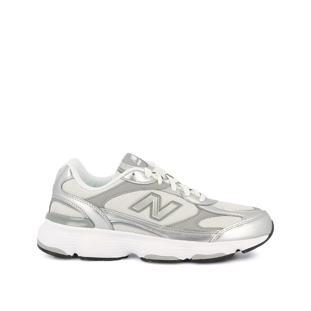 Image (2) de la chaussures New Balance - Baskets Gris en Cuir synthétique