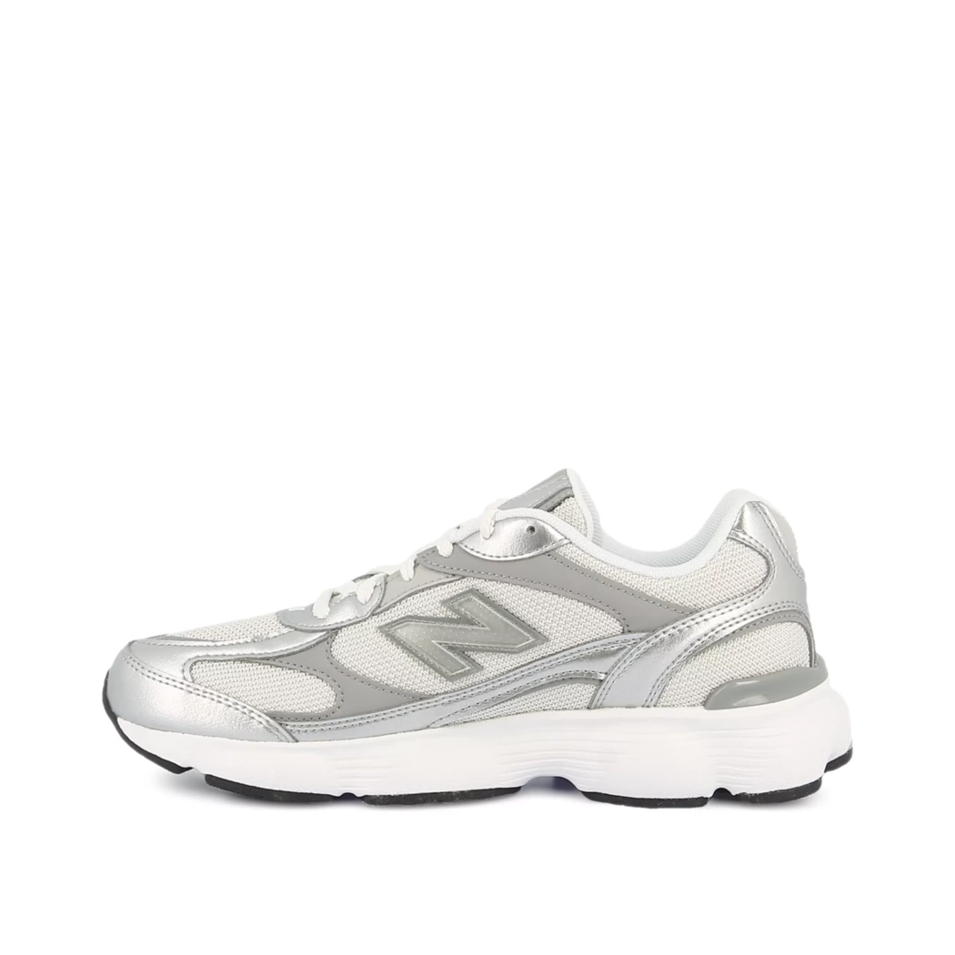 Image (4) de la chaussures New Balance - Baskets Gris en Cuir synthétique