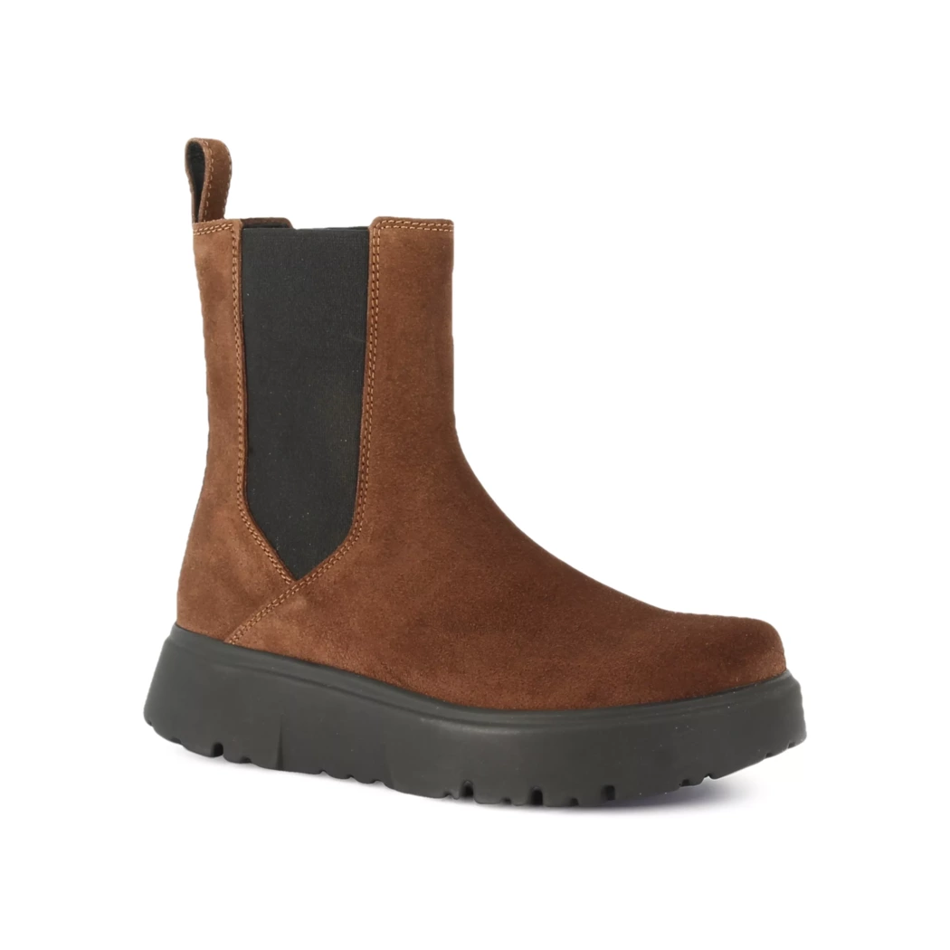 Image (1) de la chaussures Birkenstock - Boots Marron en Cuir