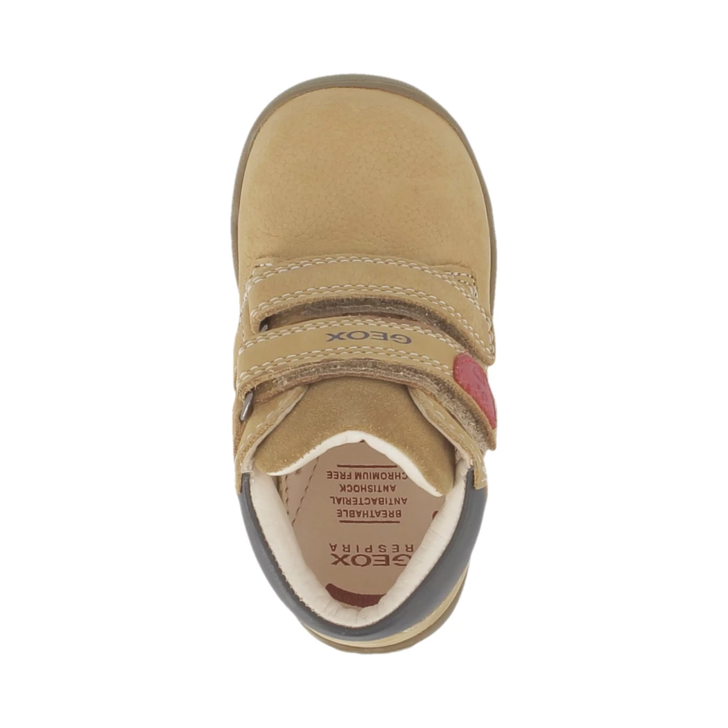 Image (6) de la chaussures Geox - Bottines Cuir naturel / Cognac en Cuir nubuck