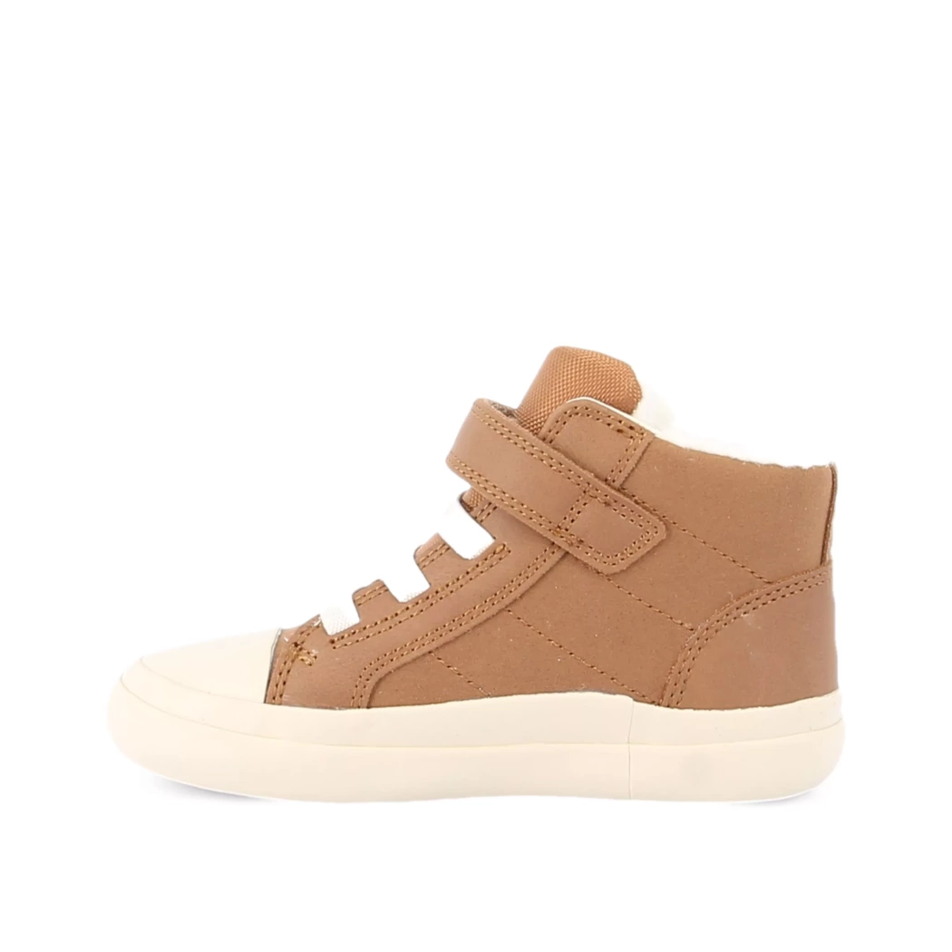 Image (4) de la chaussures Geox - Bottines Cuir naturel / Cognac en Cuir synthétique