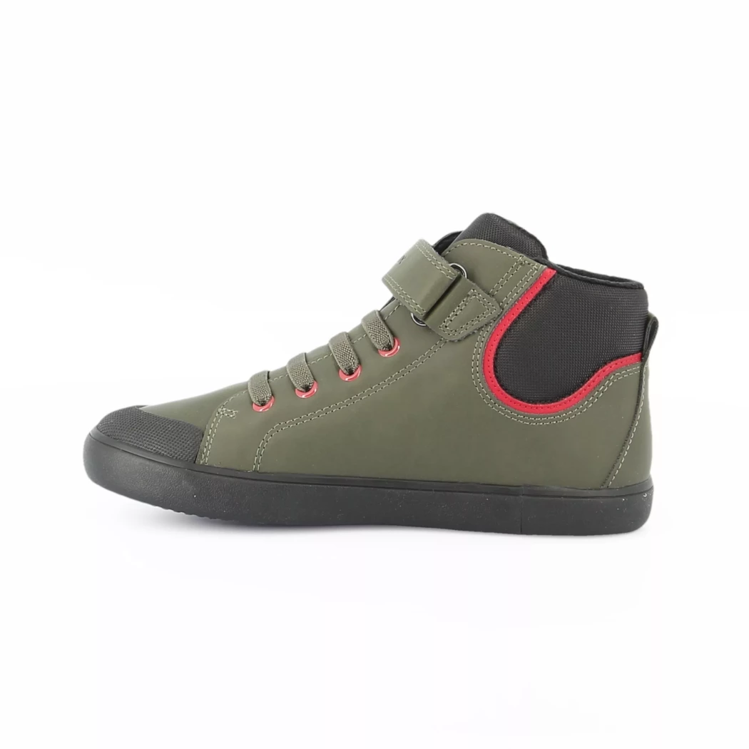Image (4) de la chaussures Geox - Bottines Vert en Cuir synthétique