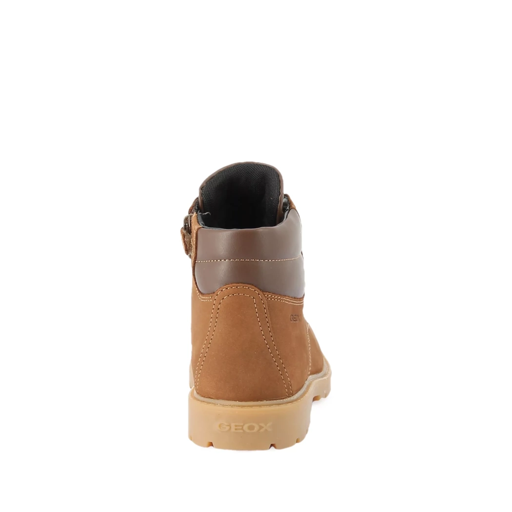 Image (3) de la chaussures Geox - Bottines Cuir naturel / Cognac en Cuir nubuck