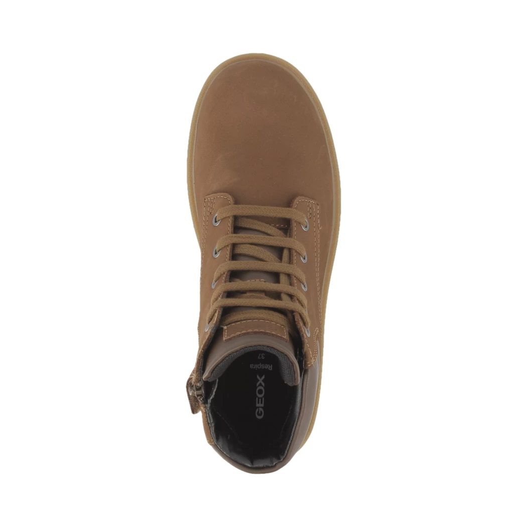 Image (6) de la chaussures Geox - Bottines Cuir naturel / Cognac en Cuir nubuck