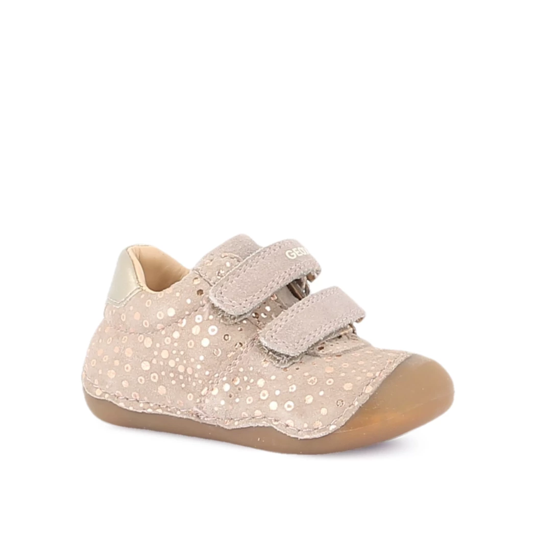 Image (1) de la chaussures Geox - Bottines Taupe en Cuir nubuck