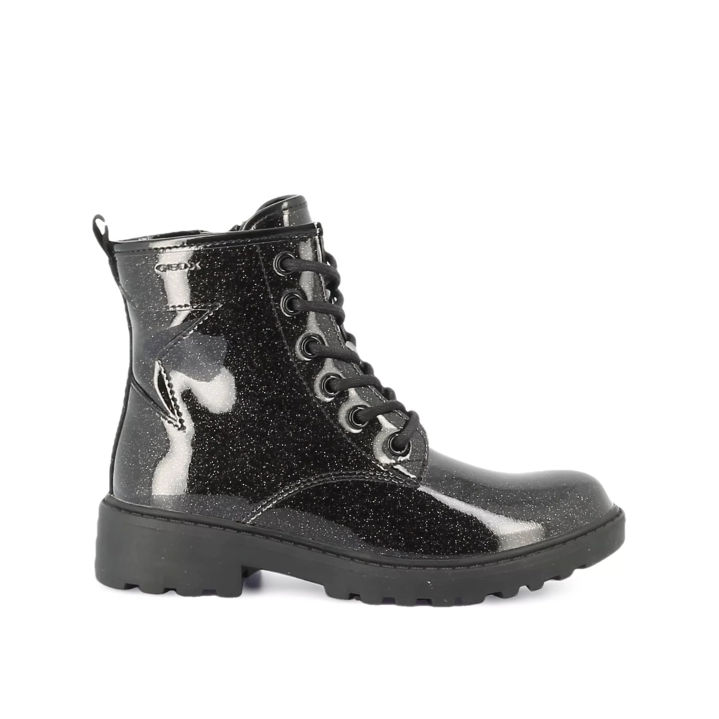 Image (2) de la chaussures Geox - Bottines Noir en Cuir synthétique