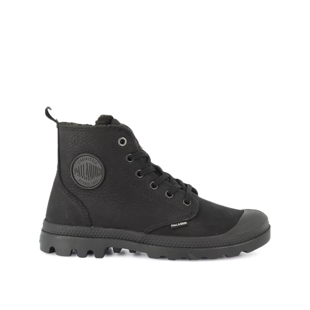 Image (2) de la chaussures Palladium - Bottines Noir en Cuir nubuck