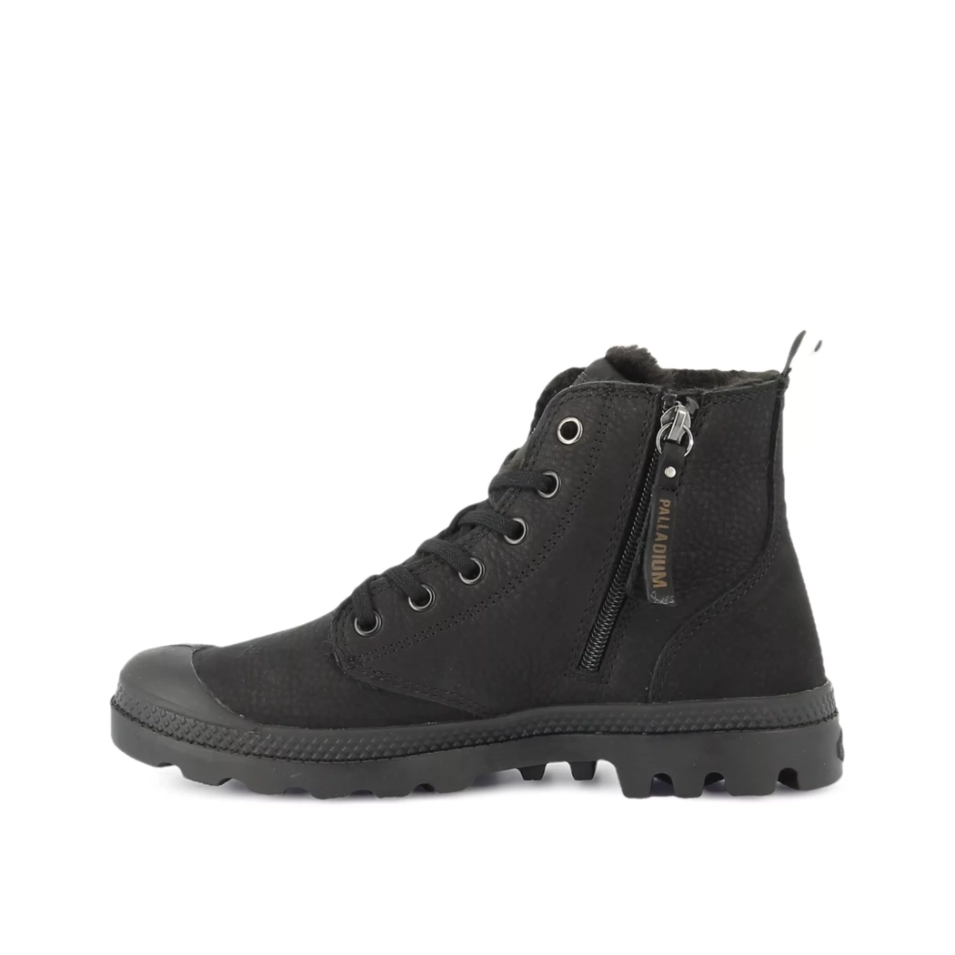 Image (4) de la chaussures Palladium - Bottines Noir en Cuir nubuck