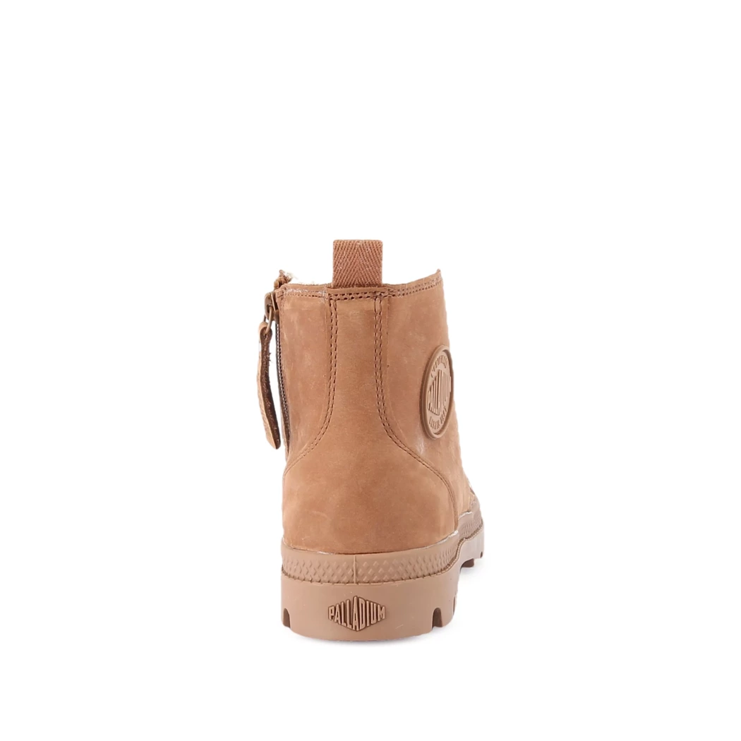 Image (3) de la chaussures Palladium - Bottines Cuir naturel / Cognac en Cuir nubuck