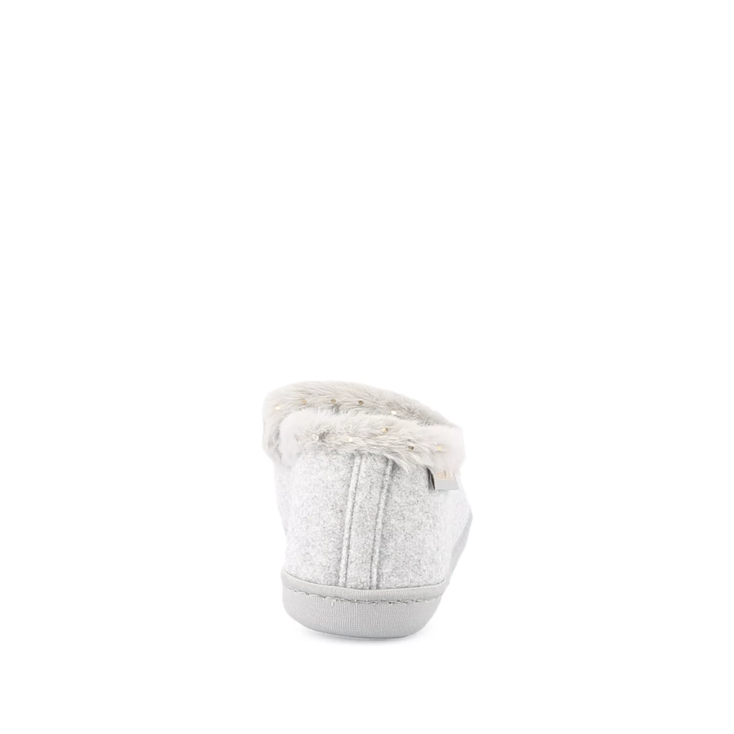 Image (3) de la chaussures Isotoner - Pantoufles et Chaussons Gris en Textile