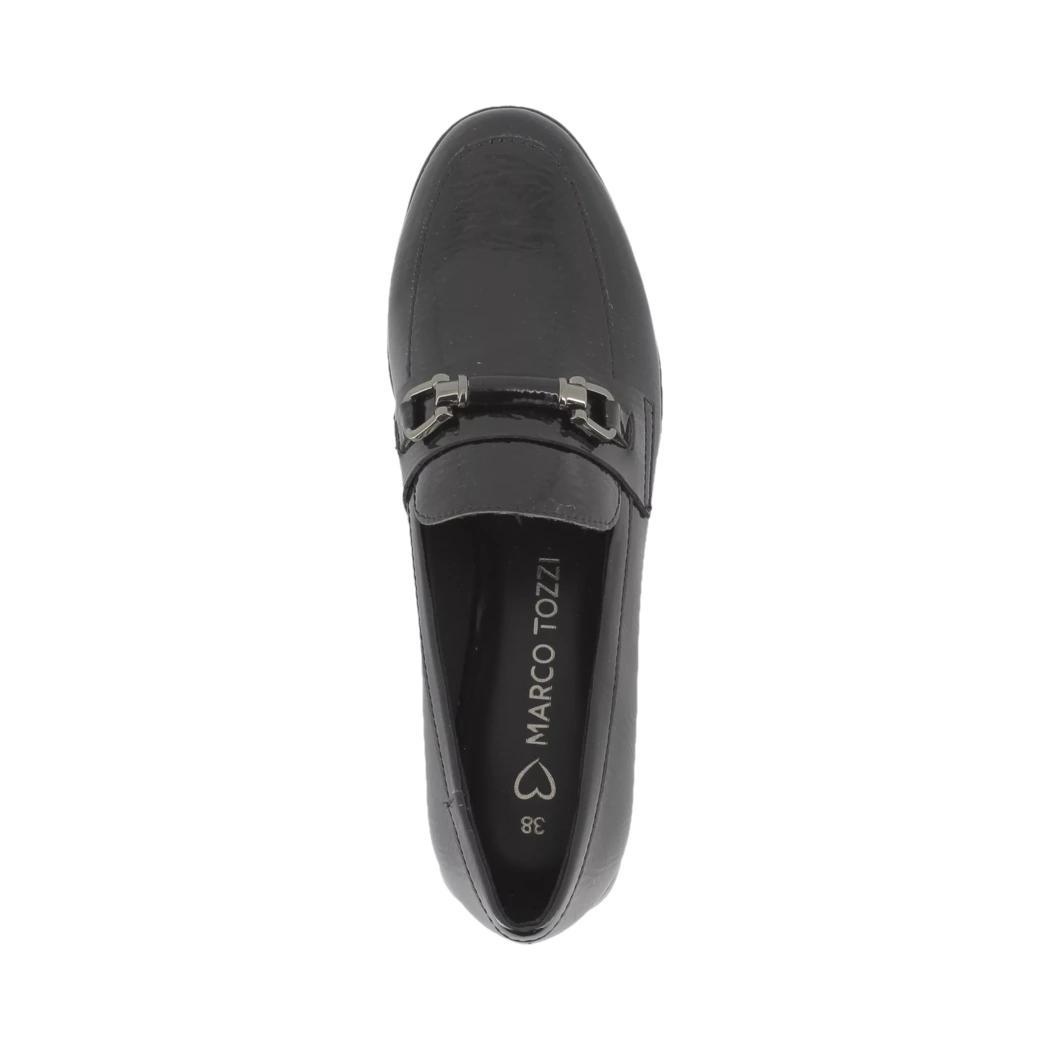 Image (6) de la chaussures Marco Tozzi - Mocassins Noir en Cuir synthétique