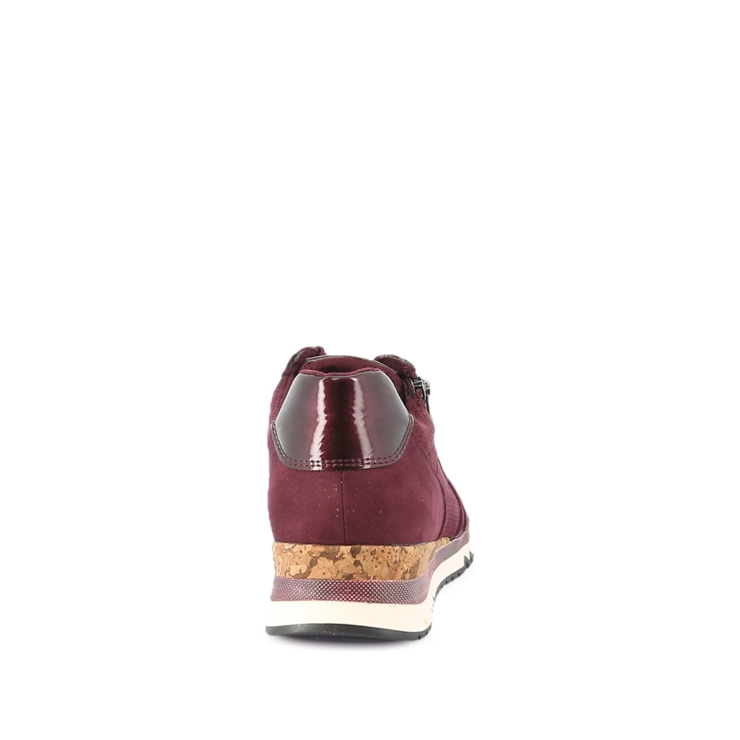 Image (3) de la chaussures Marco Tozzi - Baskets Bordeaux en Cuir synthétique