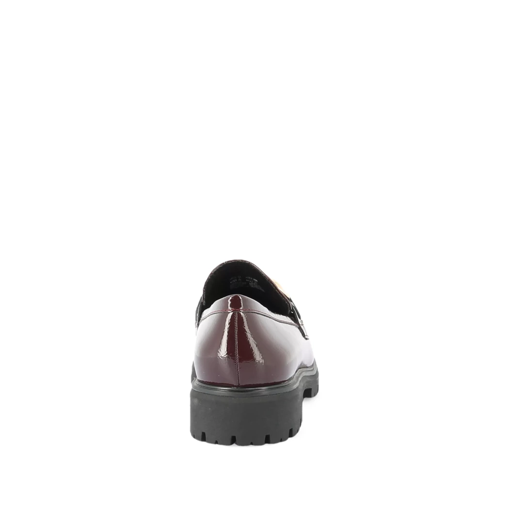 Image (3) de la chaussures Marco Tozzi - Mocassins Bordeaux en Cuir synthétique