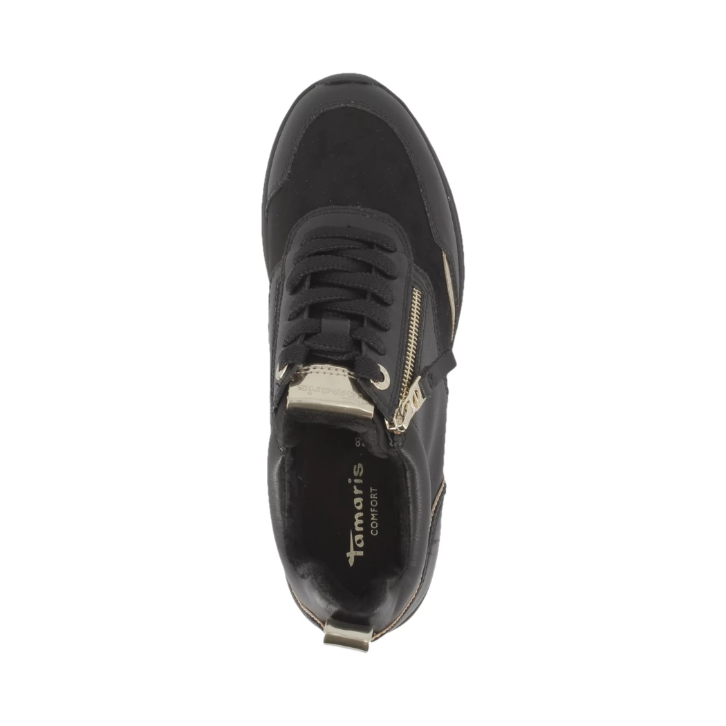 Image (6) de la chaussures Tamaris Comfort - Baskets Noir en Cuir