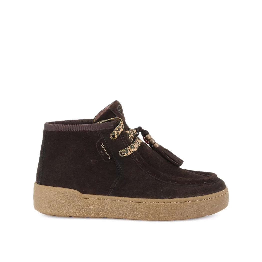 Image (2) de la chaussures Tamaris - Bottines Marron en Cuir nubuck