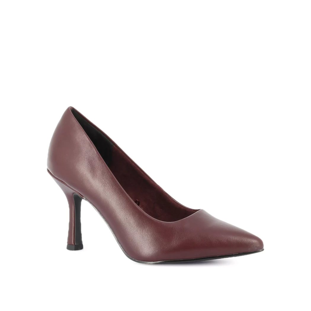 Image (1) de la chaussures Marco Tozzi - Escarpins Bordeaux en Cuir synthétique