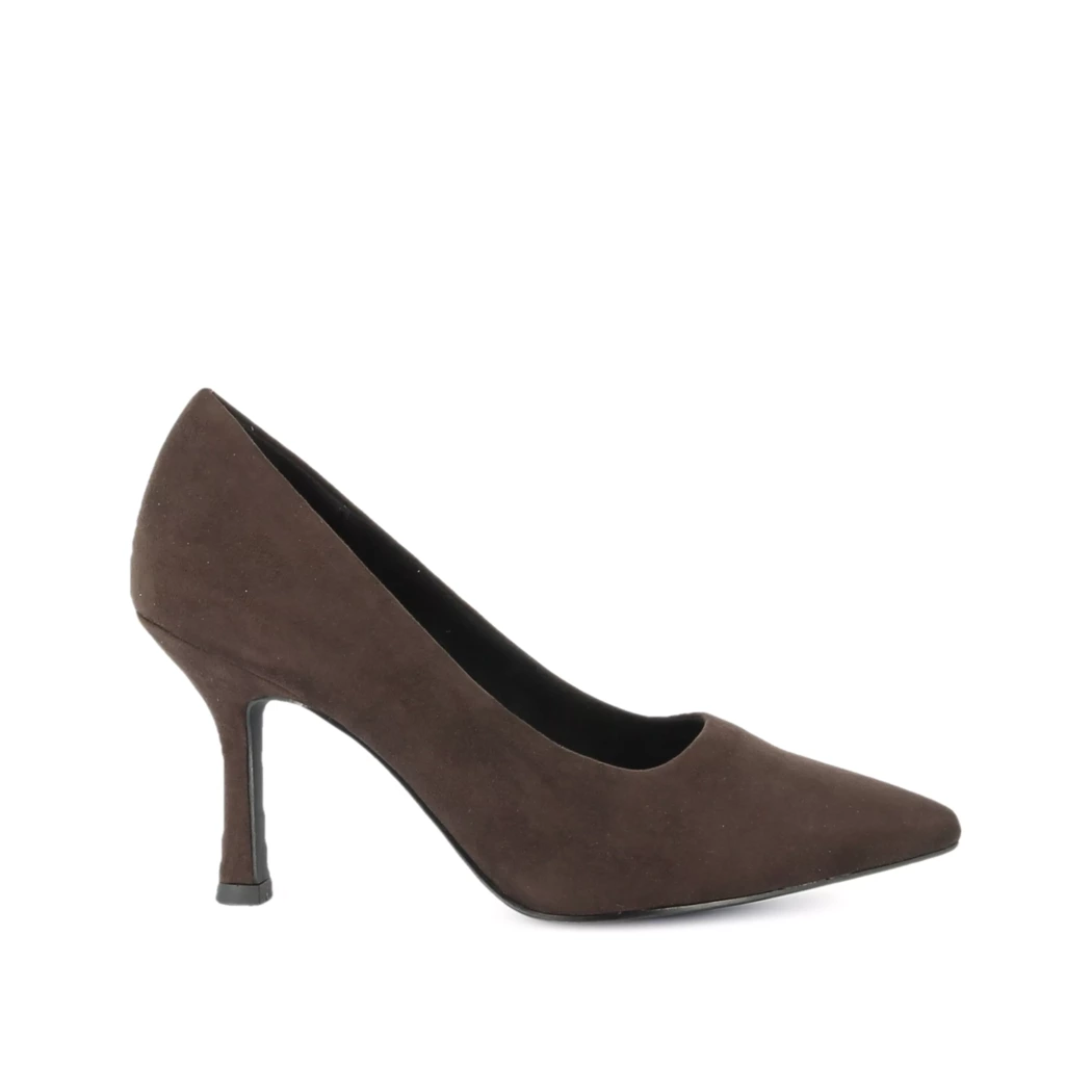 Image (2) de la chaussures Marco Tozzi - Escarpins Marron en Cuir synthétique