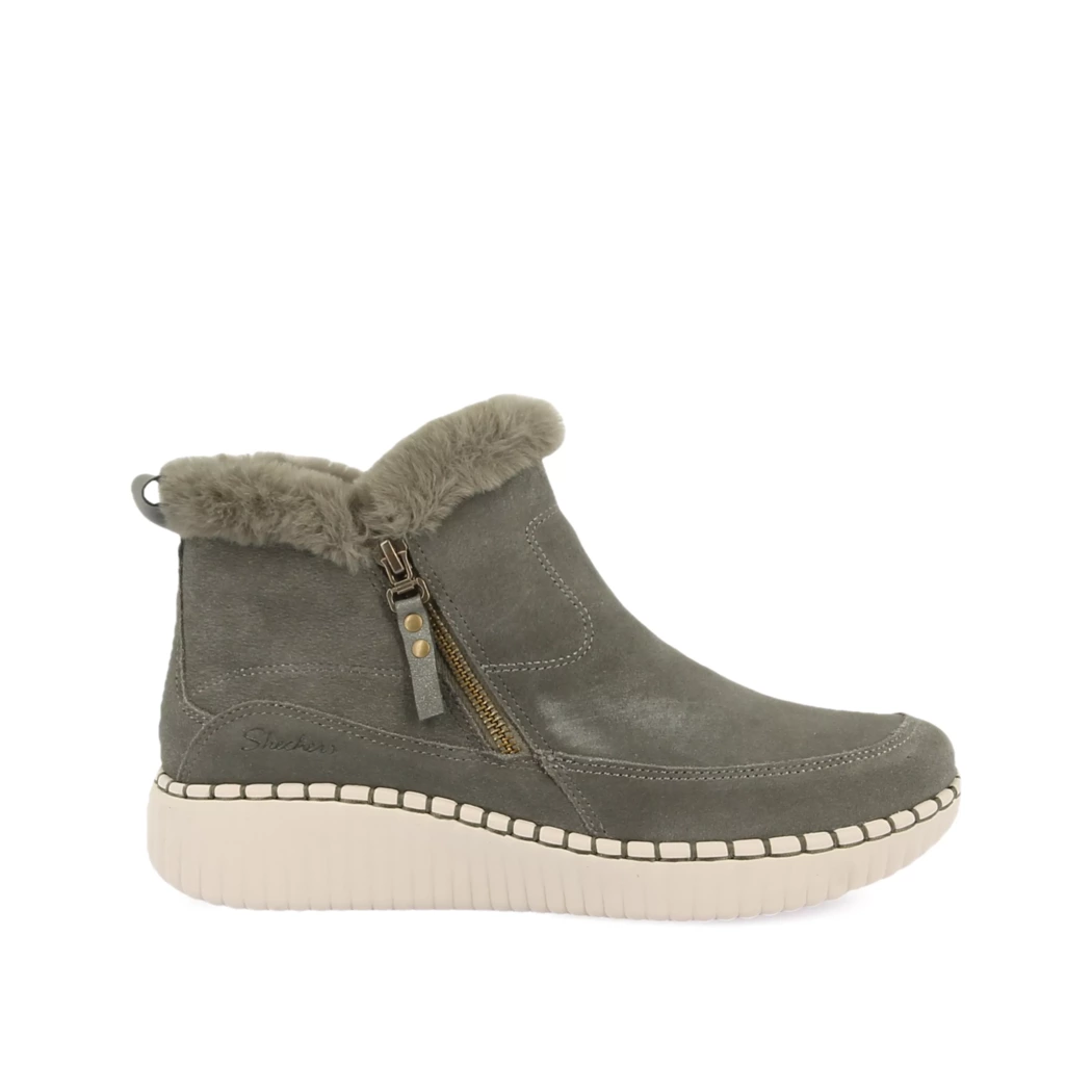 Image (2) de la chaussures Skechers - Boots Vert en Cuir nubuck