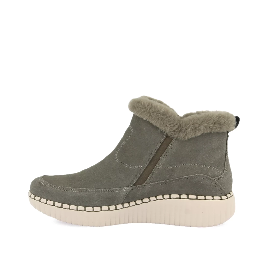 Image (4) de la chaussures Skechers - Boots Vert en Cuir nubuck