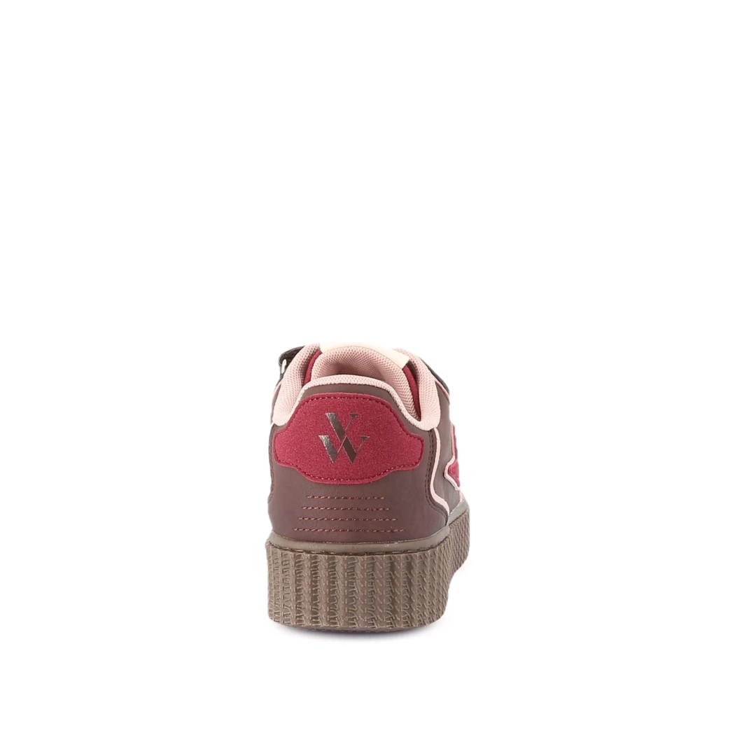 Image (3) de la chaussures Vanessa Wu - Baskets Bordeaux en Multi-Matières