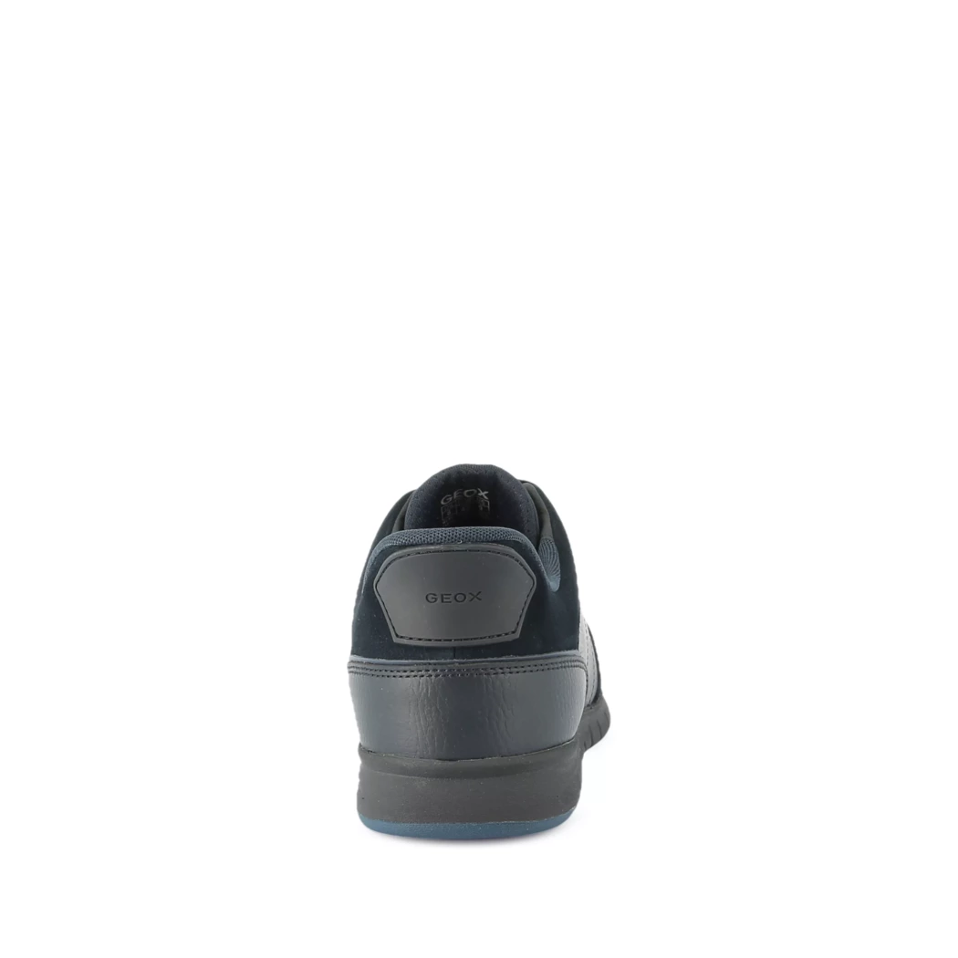 Image (3) de la chaussures Geox - Baskets Bleu en Cuir